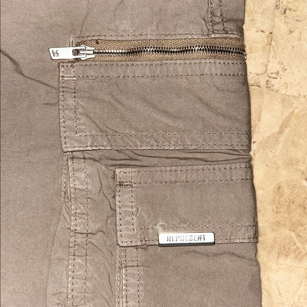 Represent Cargo Pants Elastic Drawstring Waist Co… - image 6